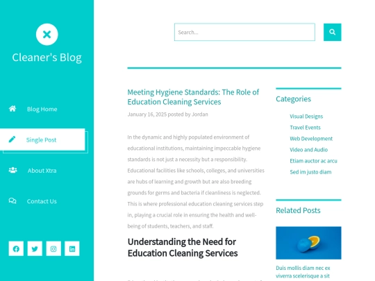 education-cleaning-services screenshot