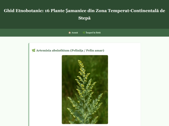 plante/samanice/ghid-etnobotanic screenshot