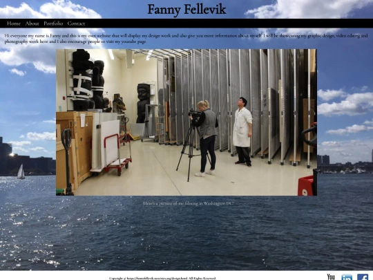 FannyWebsite/Index screenshot