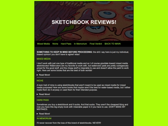 sketchbooks screenshot