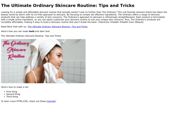 TheUltimateOrdinarySkincareRoutineTipsandTricks screenshot