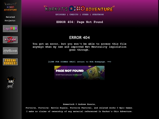 not_found screenshot