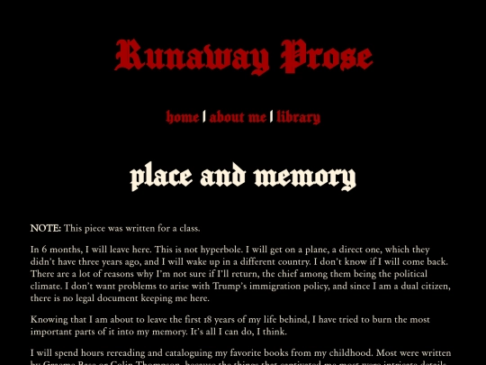 placeandmemory screenshot