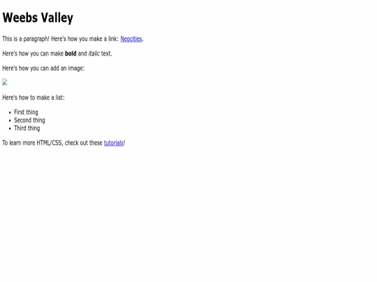 index screenshot