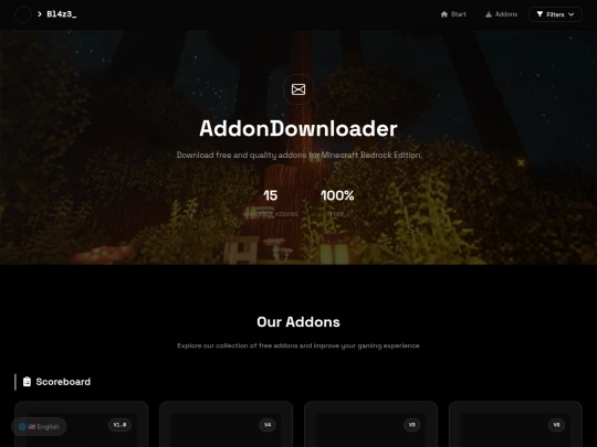 addon-downloader screenshot
