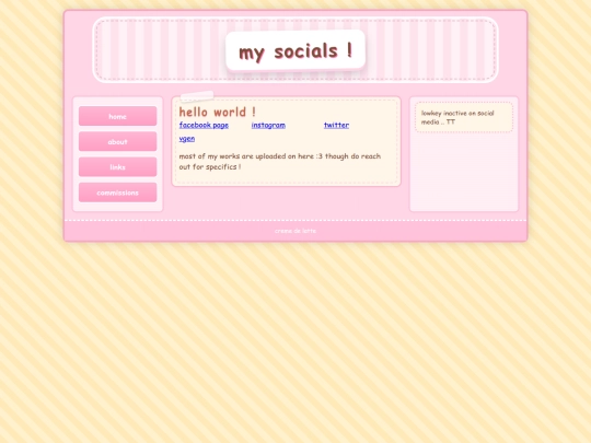 links screenshot