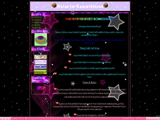 commissionrules screenshot