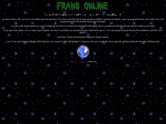 aboutme screenshot