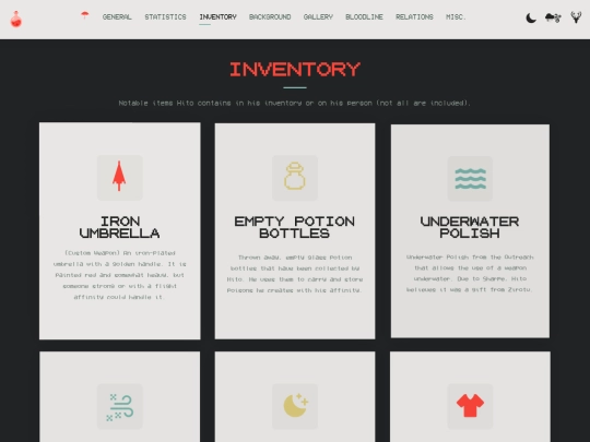 inventory screenshot
