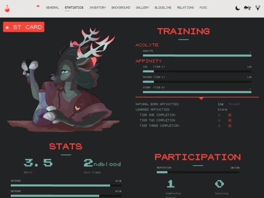 statistics screenshot