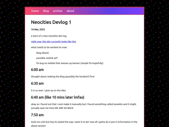 blog/posts/2025-03-16-Neocities-Devlog-1 screenshot