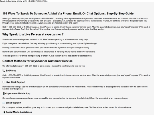 guide/109 Ways To Speak To Someone At kiwi  Via Phone, Email, Or Chat Options: Step-By-Step Guide screenshot