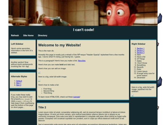 index screenshot