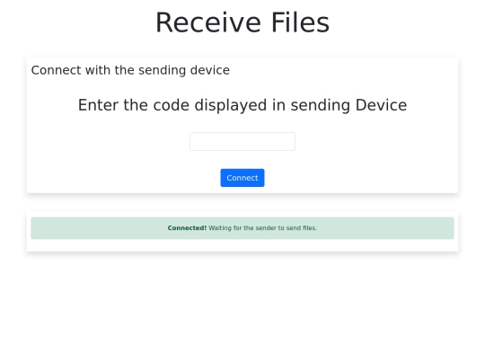 webRTC/test1/receiver screenshot