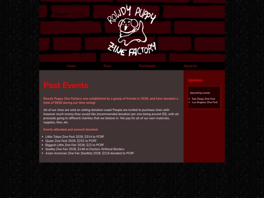 pastevents screenshot