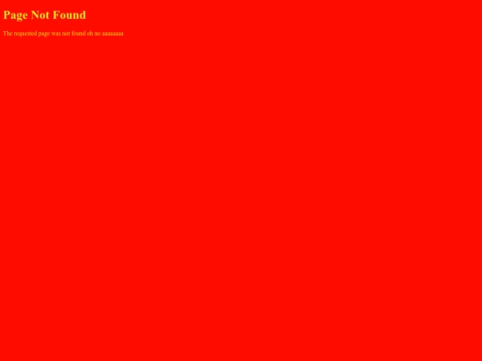 not_found screenshot