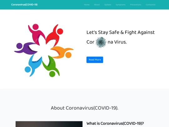 aboutcovid19 screenshot