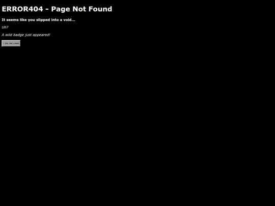 not_found screenshot