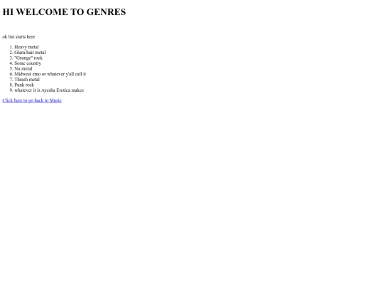 music-genres screenshot