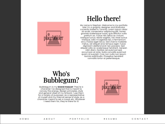pages/about screenshot