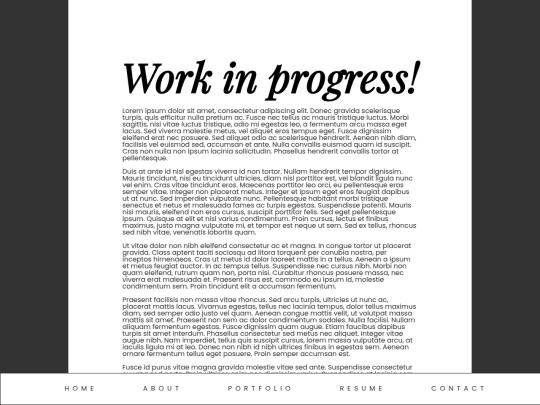 pages/resume screenshot