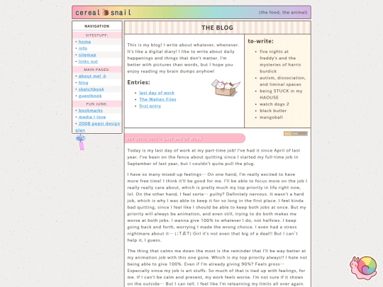 blog screenshot