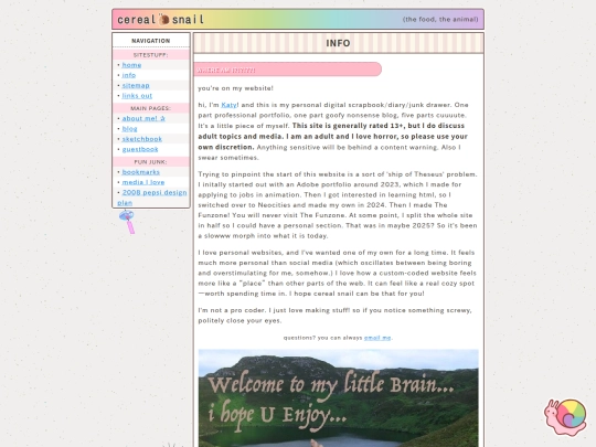 info screenshot