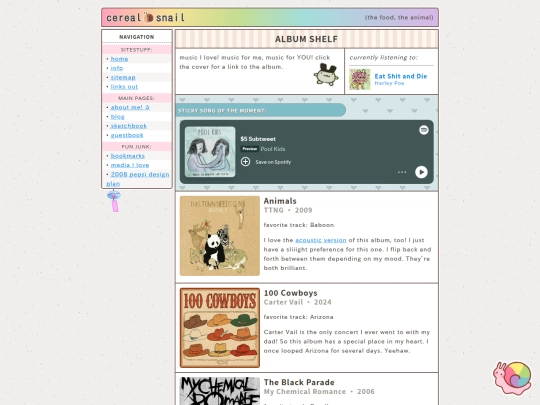 media/albumshelf screenshot