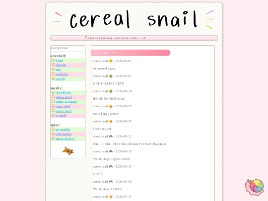 status screenshot