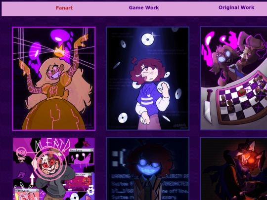 Sillies/Gallery Navigation/Fanart/Fnaf screenshot