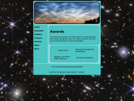awards screenshot
