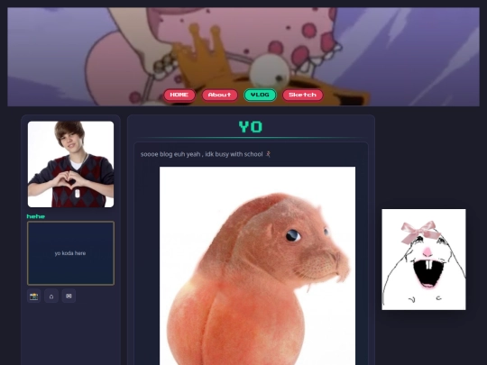 blog screenshot