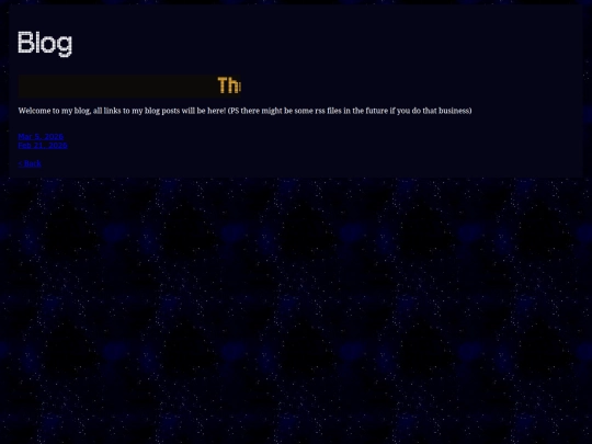 blog screenshot