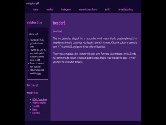 index screenshot
