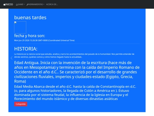 index screenshot