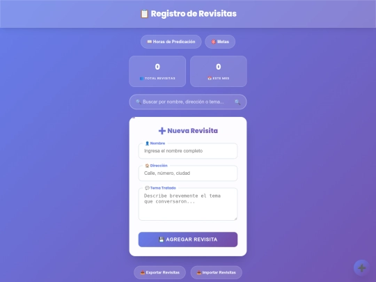 revisitas screenshot