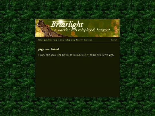cats/template/personality screenshot