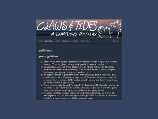guidelines screenshot