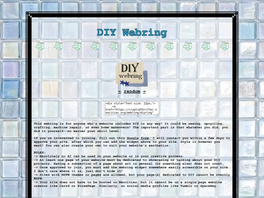webring/diyring screenshot