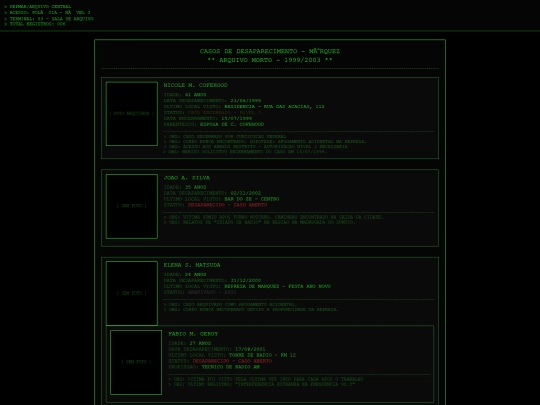 desaparecido screenshot