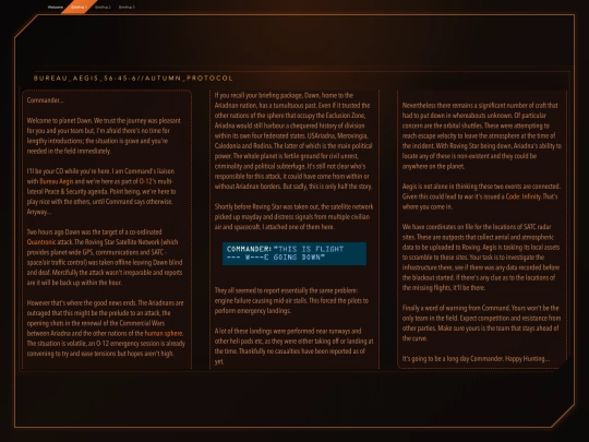 briefing1 screenshot