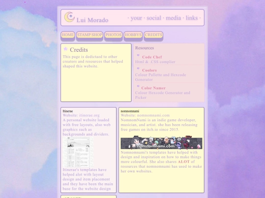 credits/credits screenshot