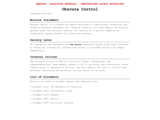 index screenshot