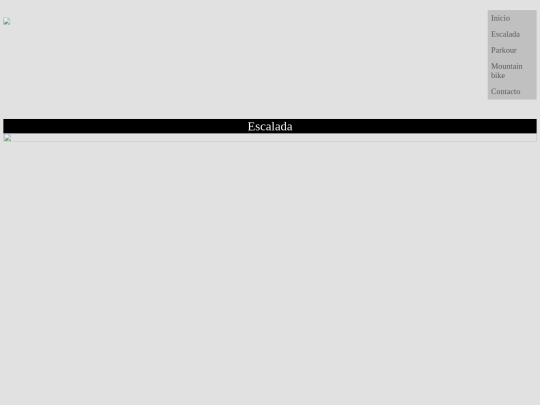 Proyecto Deporte/escalada screenshot