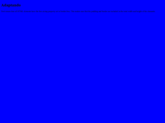Proyecto Responsive screenshot