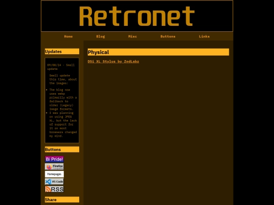 Pages/Posts/Misc/Reviews screenshot