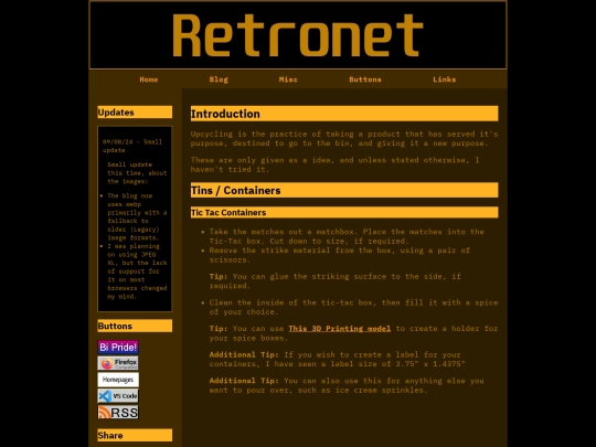 Pages/Posts/Misc/Upcycle screenshot