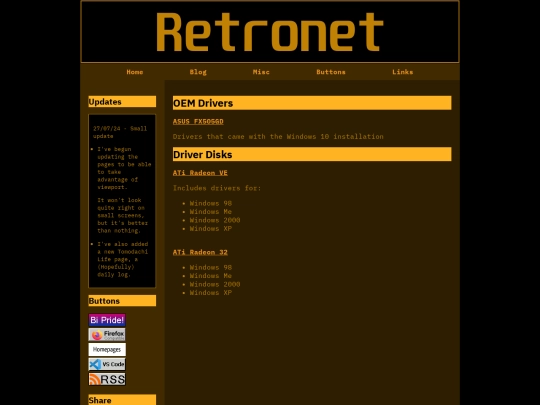 Posts/Misc/Drivers screenshot