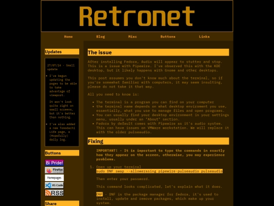 Posts/Modern_Linux/FixingFedoraAudio screenshot
