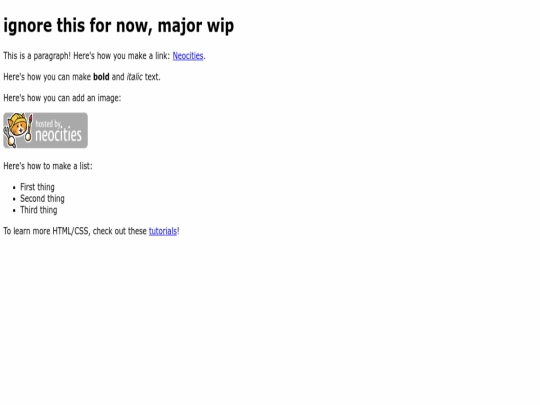 index screenshot